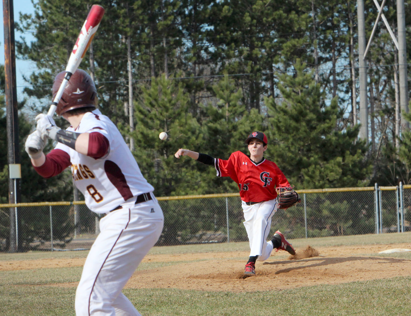 Menomonie at Chi-Hi baseball 4-16-19
